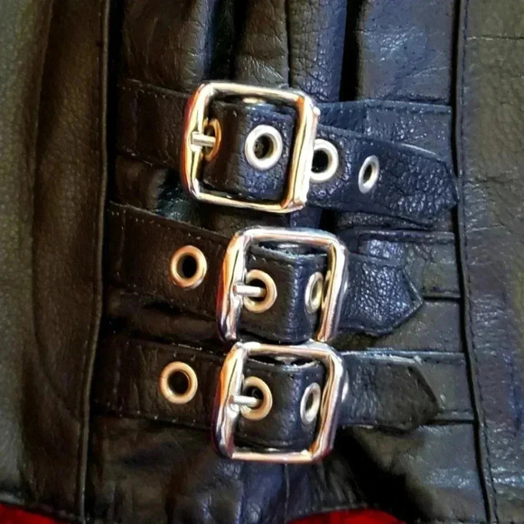 X ELEMENT Vintage Leather Motorcycle Vest Small - Picture 6 of 7